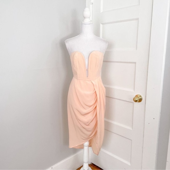 Zimmermann Silk Curve Bar Dress in Petal, Size Zimmermann 2 - Picture 7 of 14